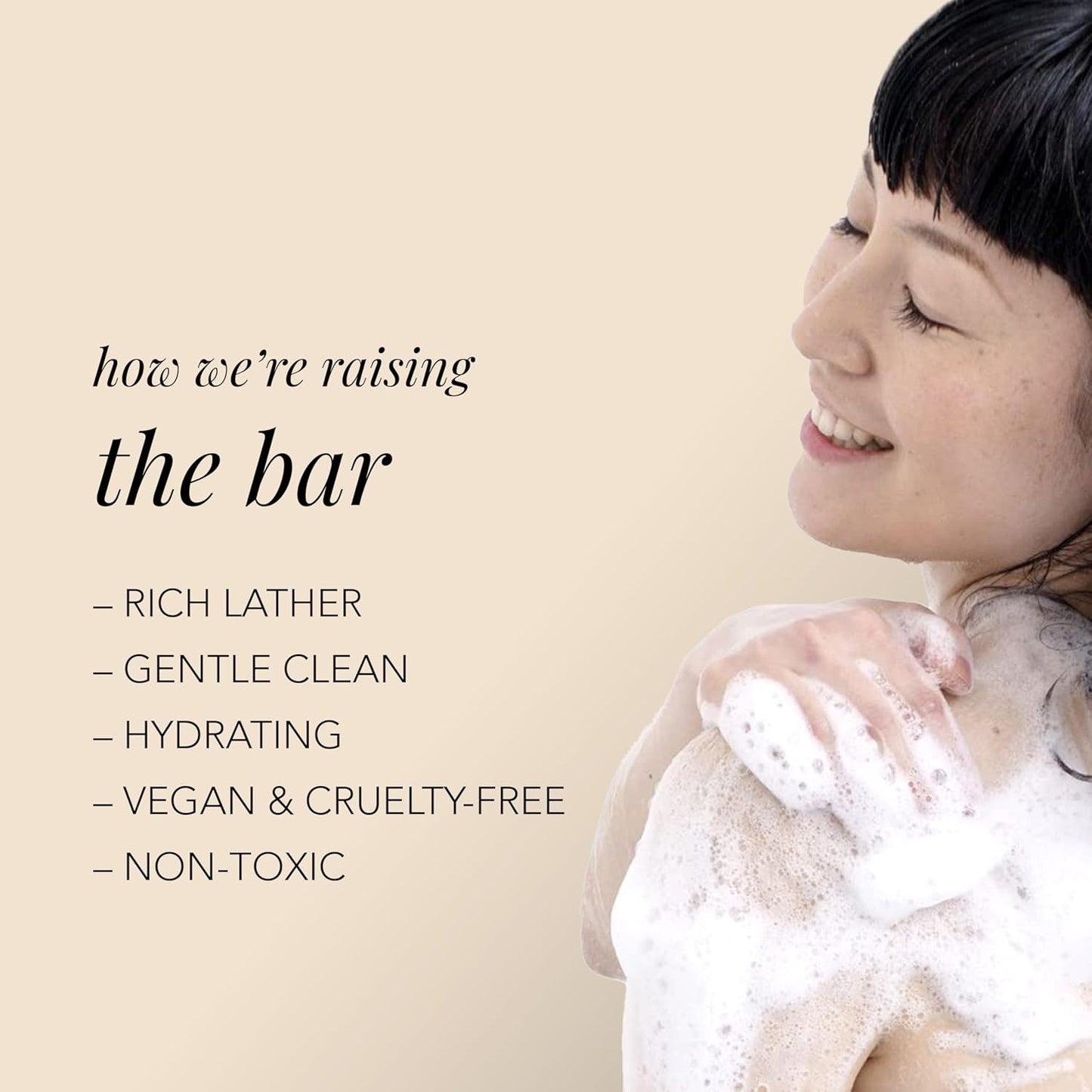 Shea Butter Soap Bar Vegan & for Sensitive & Dry Skin - Skin - Pack of 3