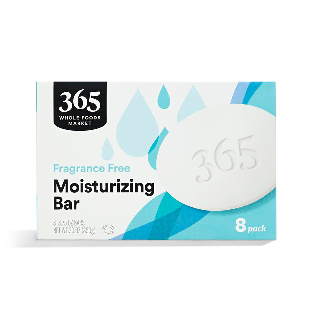 , Fragrance Free Bar Soap, 30 Ounce, 8 Count
