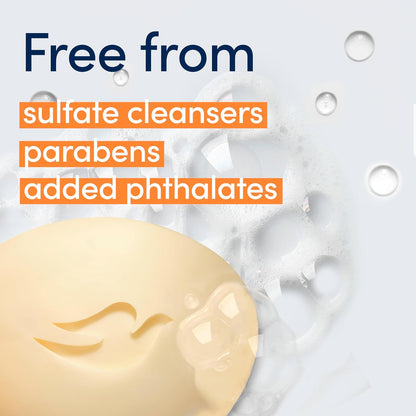 Beauty Bar Soap Shea Butter 4 Count for Nourished, Radiant Skin, Enriches Skin 3.75 Oz