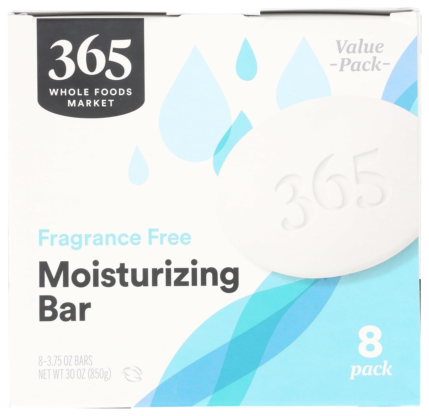 , Fragrance Free Bar Soap, 30 Ounce, 8 Count