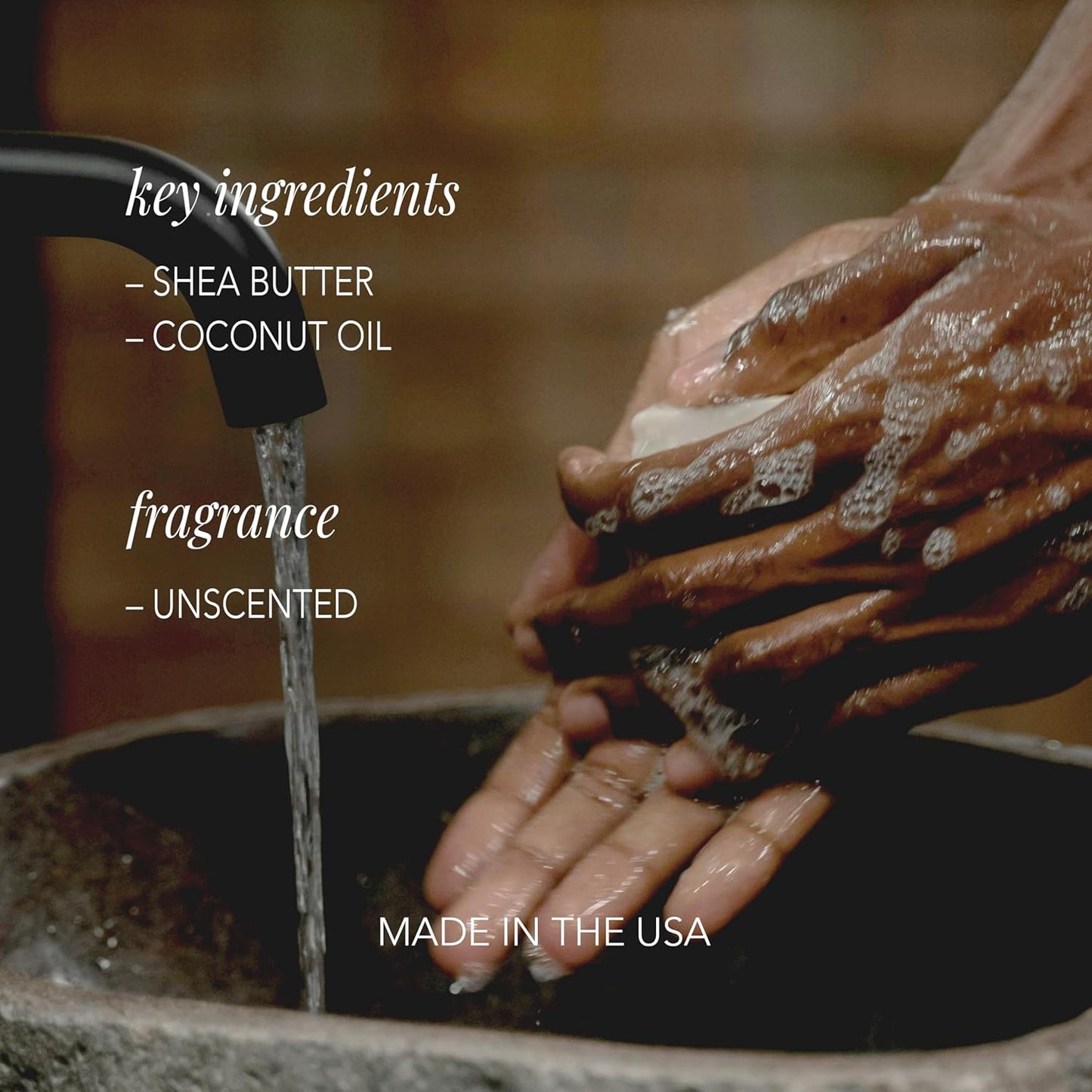 Shea Butter Soap Bar Vegan & for Sensitive & Dry Skin -  Skin - Pack of 3