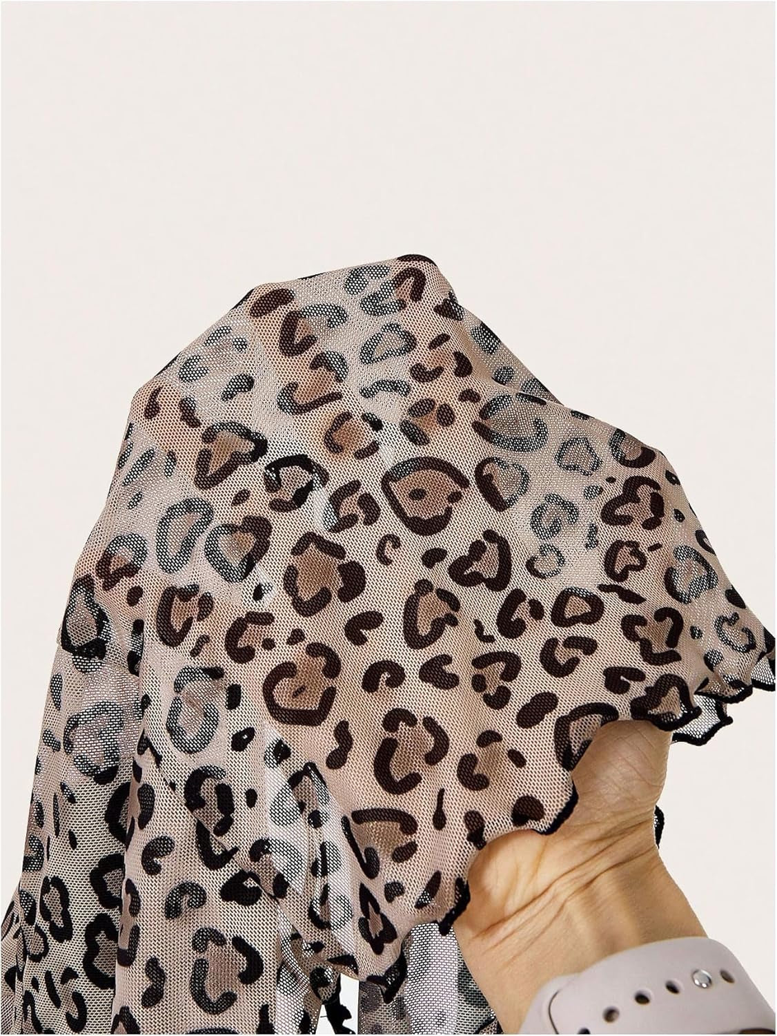 Women'S Y2K Leopard Print Camisole Mesh Tops Streetwear Women Lace Trim Sleeveless Cami Shirts Clubwear Crop Tops